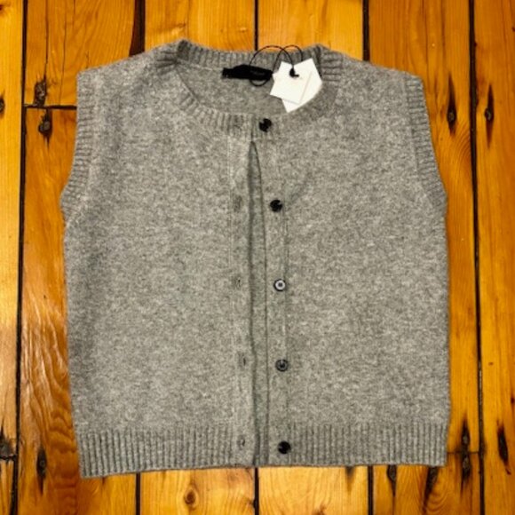 ZARA Women's Gray Soft Knit Vest Size Small New With Tags - Picture 4 of 7